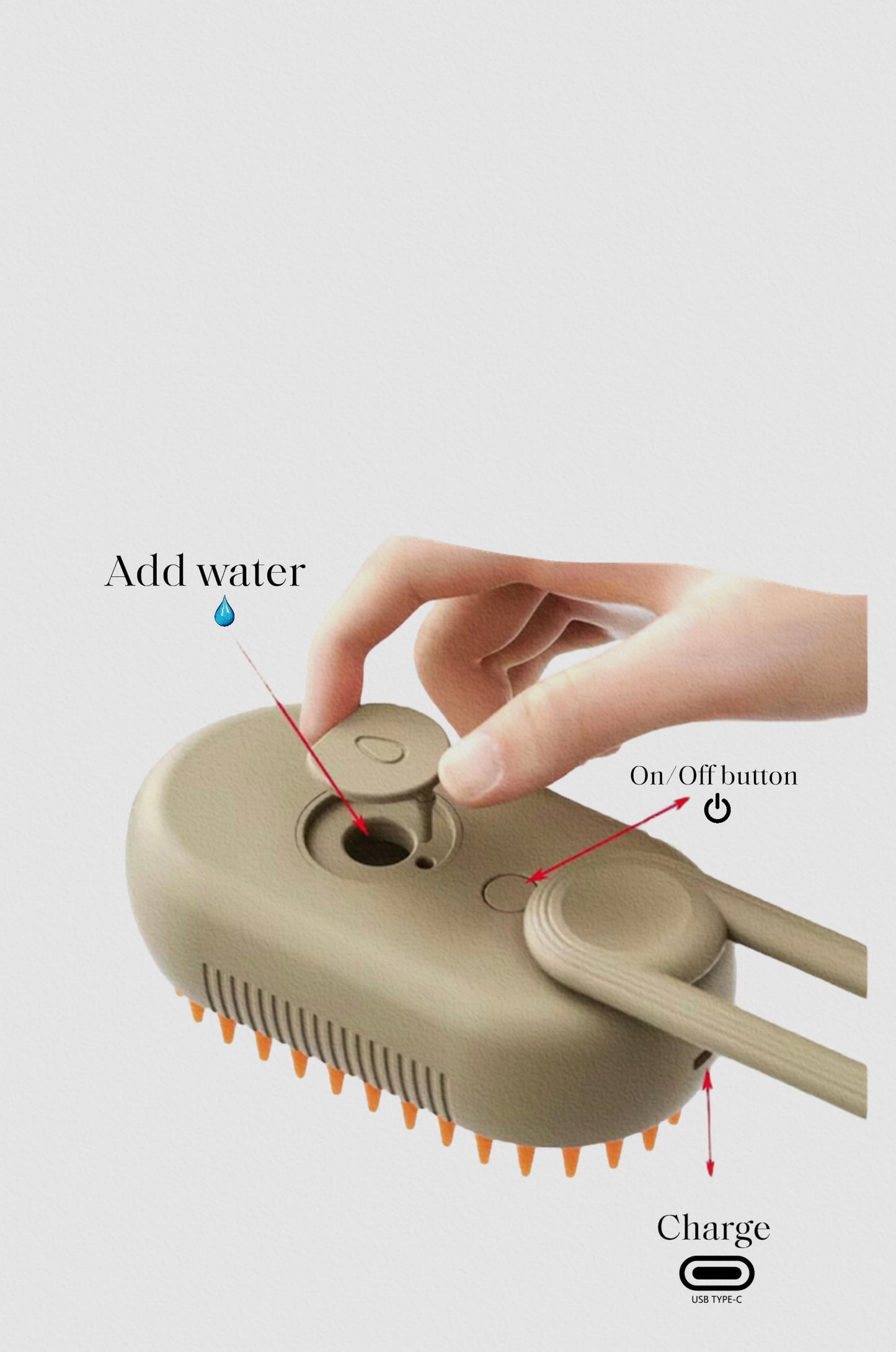 Spray Massage Brush